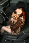 Phoebe Price - Posing With Her New Bentley Convertible January 2008